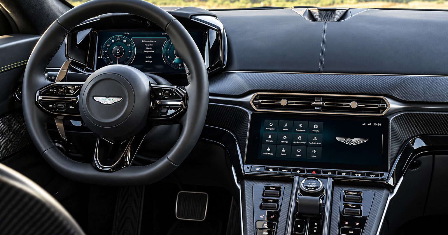 Aston Martin Vantage 2025 - interiér