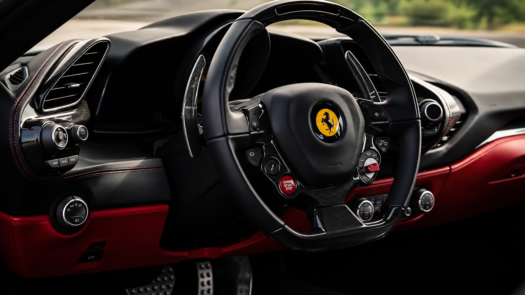 Ferrari 488 GTB - kokpit