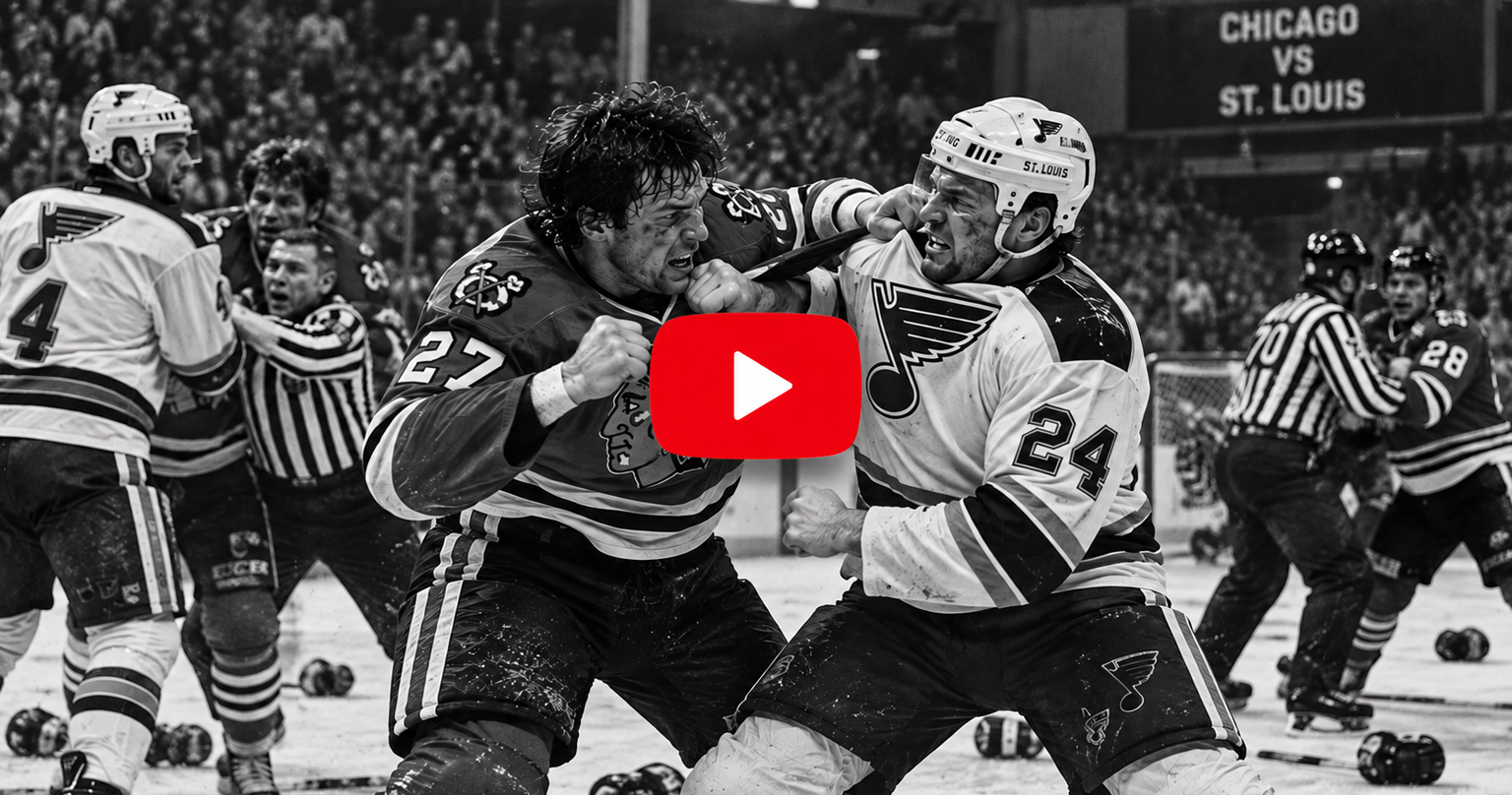 Chicago Blackhawks vs. St. Louis Blues – hokejové súboje 90. rokov