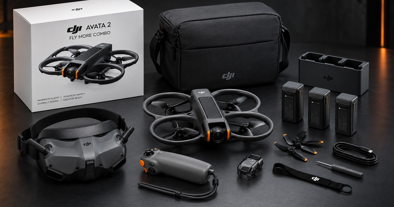 Dron DJI Avata 2 Fly More Combo