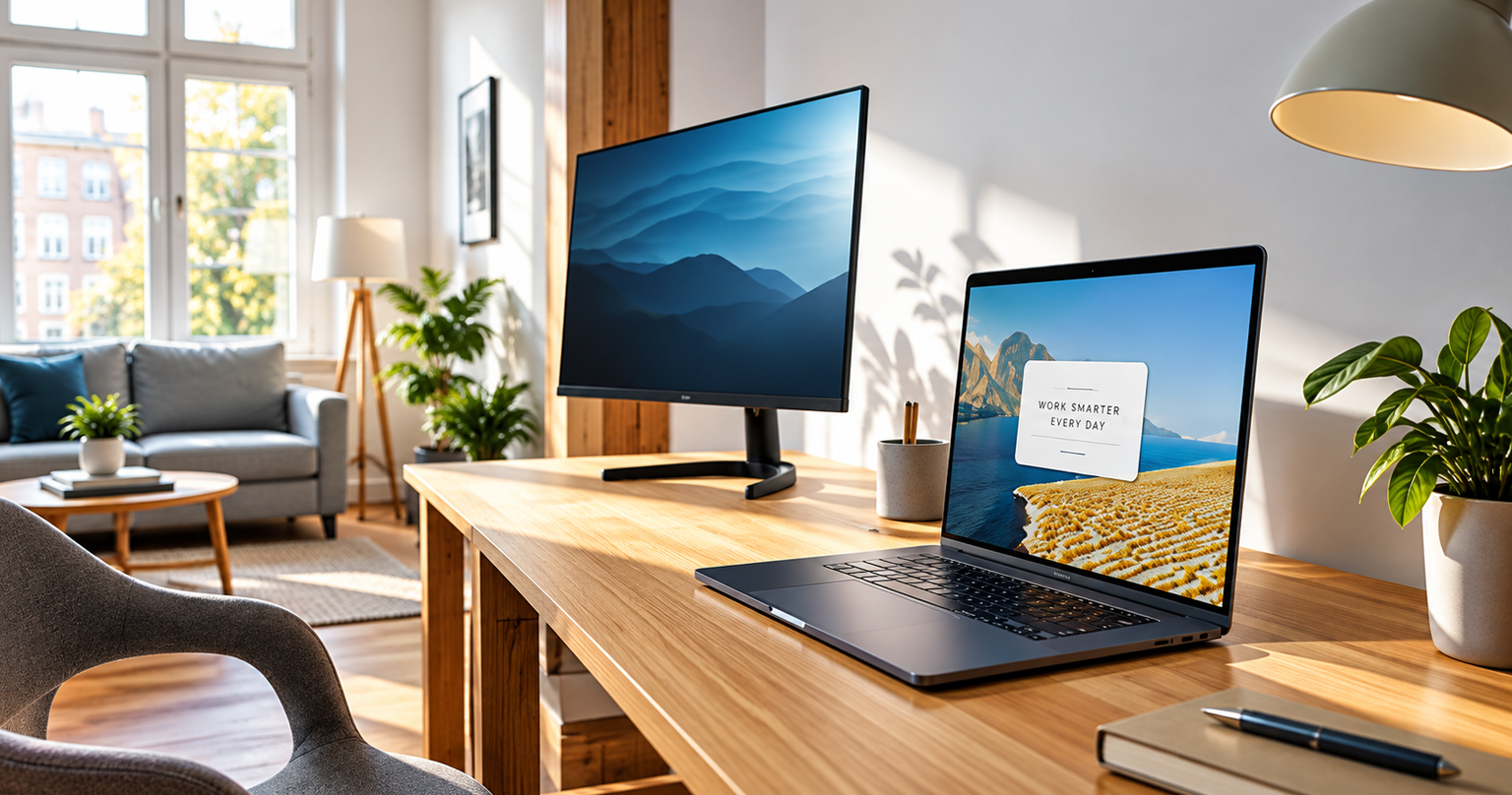 Externý monitor zrýchli prácu