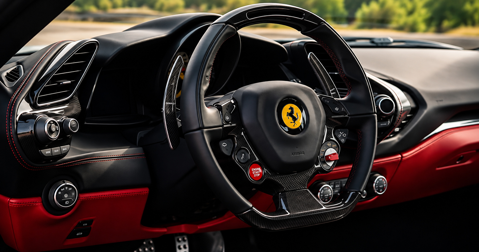Interiér Ferrari 488 GTB