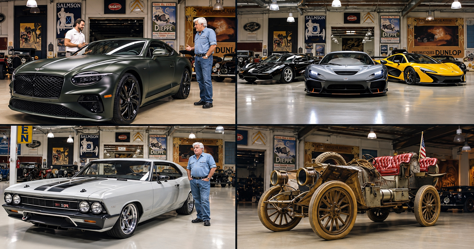 Jay Leno nekorunovaný kráľ garáží