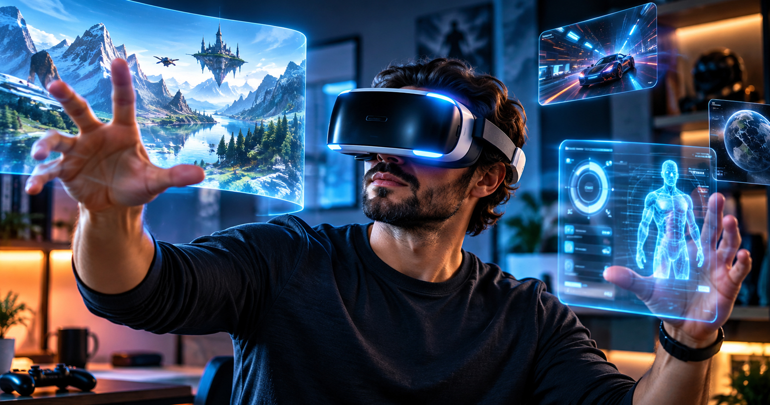 VR menia hry a prácu