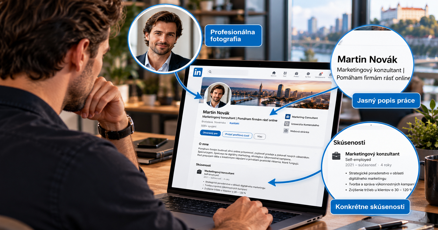 Ako zlepšiť LinkedIn profil