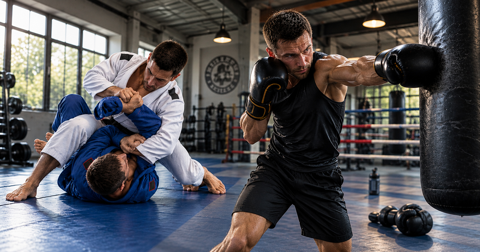 Brazílske jiu-jitsu a box