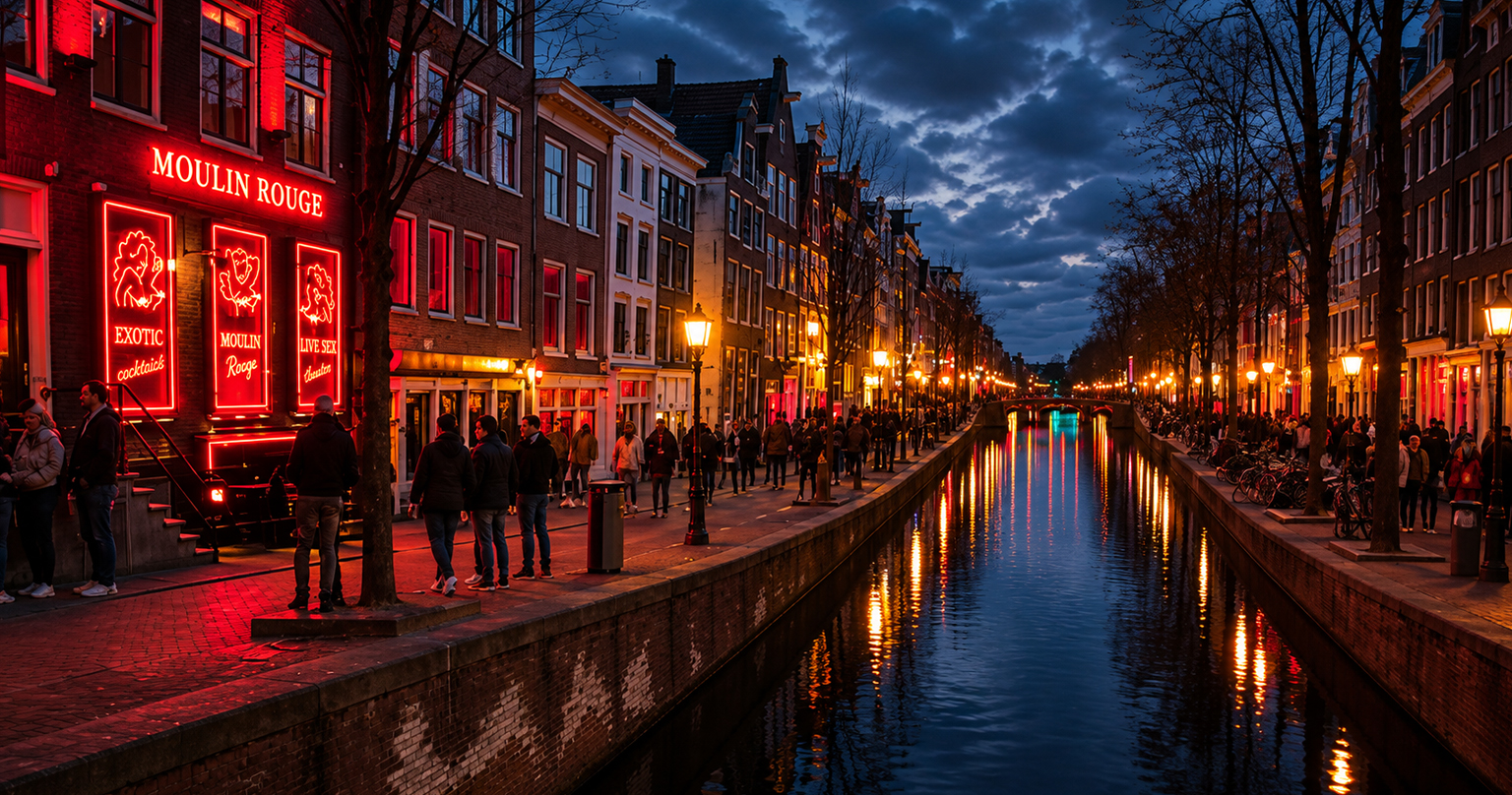 Amsterdam: sloboda, bary a nočný život