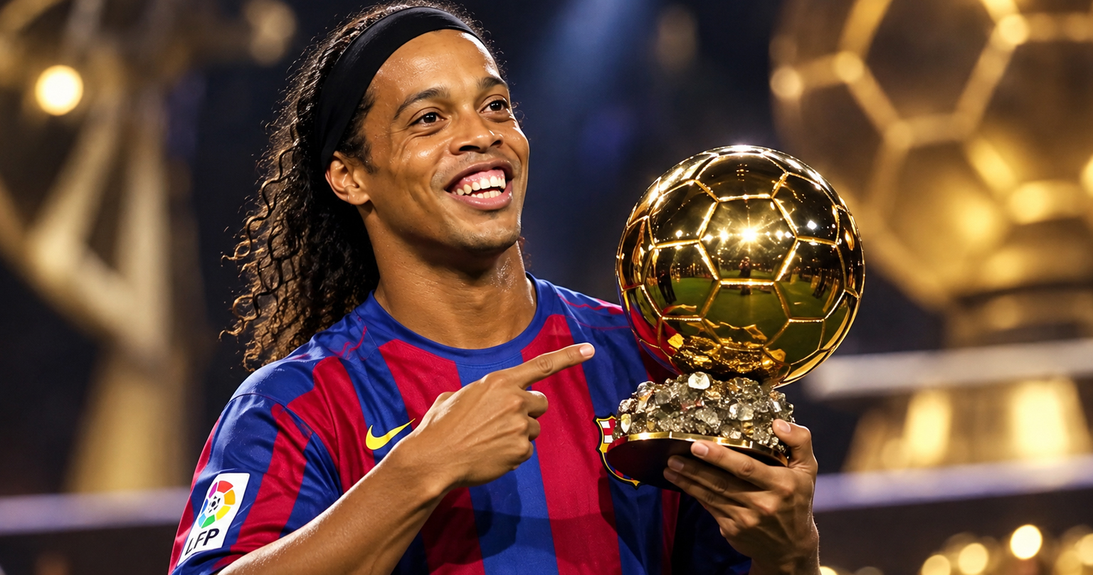 Ronaldinho a zlatá lopta